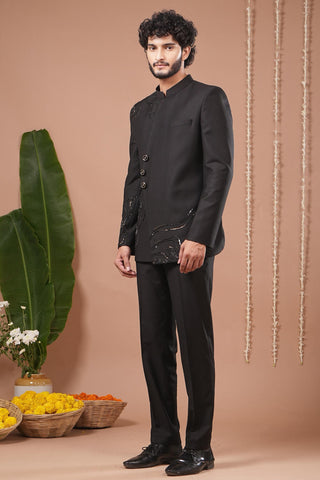 Jodhpuri set for Indian Wedding – Black by AHI Clothing