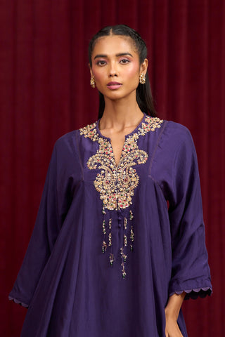 Purple prelude jazz-e-jashn kurta set