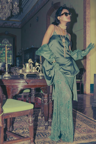 Cocktail Dress for Contemporary Wear - Green Grace and Other Accidents by The Little Black Bow