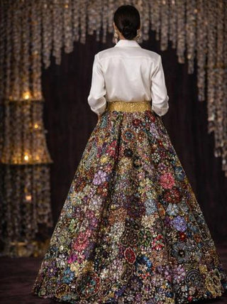 Skirt Bohemian Wear - Multicolor Heera Skirt by Banjara Trail