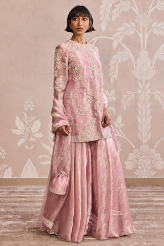 Gold nooreh ever after sharara set