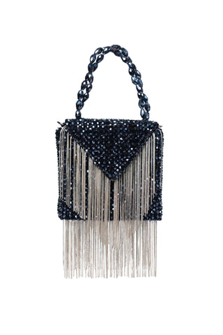 Mini bag for women for Contemporary Wear - Navy Blue Natali bag by House of Kosha