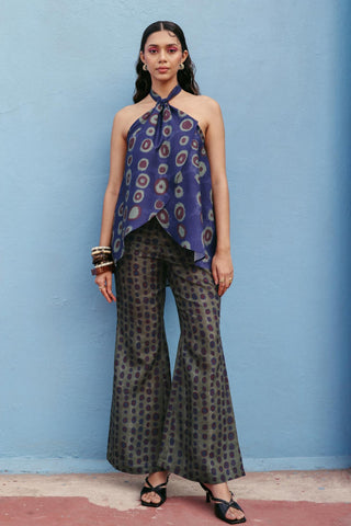 Co-ord Set Contemporary Wear Blue Pebble Pal by Payal & Zinal