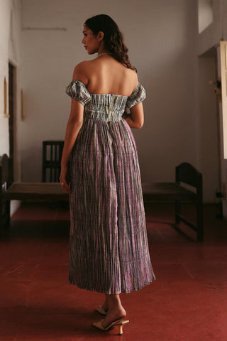 Maxi Dress Contemporary Wear Pink Remark by Payal & Zinal