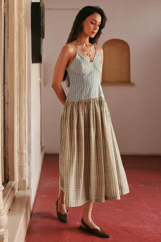 Summer Dress Contemporary Wear Green Incy Vincy by Payal & Zinal