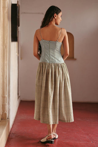 Summer Dress Contemporary Wear Green Incy Vincy by Payal & Zinal