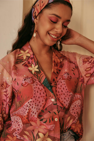 Event Shirt Contemporary Wear Pink Panther Tales by Payal & Zinal