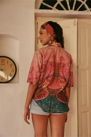 Event Shirt Contemporary Wear Pink Panther Tales by Payal & Zinal