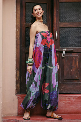 Printed Jumpsuit Contemporary Wear Bachpan Breeze Multicolor by Payal & Zinal
