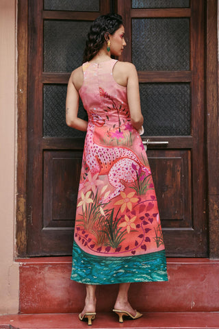 Party Dress Contemporary Wear Pink Pinky Ponky by Payal & Zinal