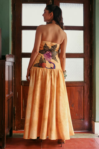 Summer Dress Contemporary Wear Yellow Dhoop Drama by Payal & Zinal