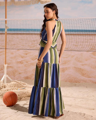 Co-ord Set Vacation Wear - Multicolor Sardinia Set by Zazu