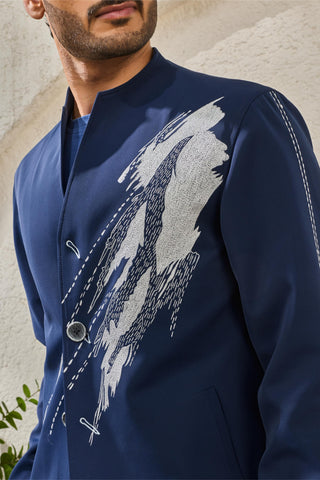 Shacket Set for Contemporary Wear - Blue Powder Ridge by Sarab Khanijou