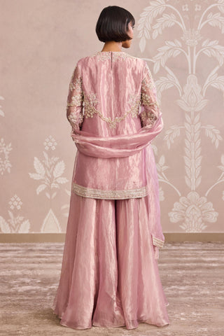 Gold nooreh ever after sharara set