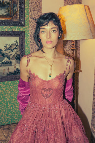 Pink lace dress - Contemporary Wear - Ballerina Lace by The Little Black Bow