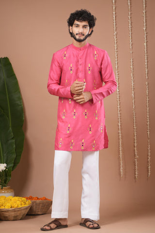 Kurta pant set for Indian Wedding – Rani by AHI Clothing
