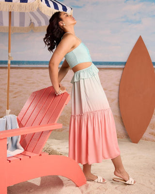 Midi Dress Tropical Wear - Multicolor Havana Dress by Zazu