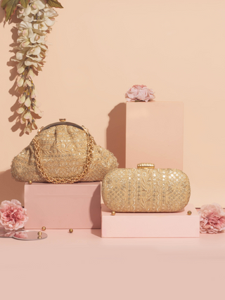 Gold mirai vintage purse