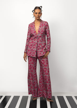 Pink periwinkle blazer with pant