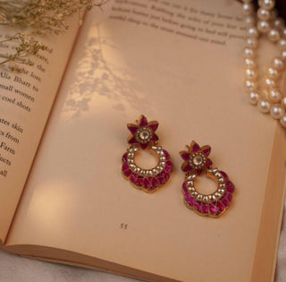 Chandbalis Festive Wear - Multicolor Kiara Jadtar Chandbalis by Putstyle
