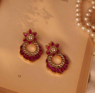 Chandbalis Festive Wear - Multicolor Kiara Jadtar Chandbalis by Putstyle
