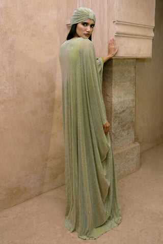 Green sultana seher kaftan