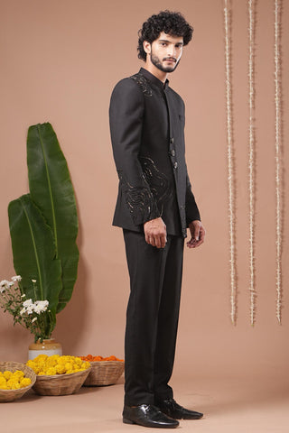 Jodhpuri set for Indian Wedding – Black by AHI Clothing