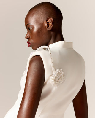 Ivory elanor eminence dress