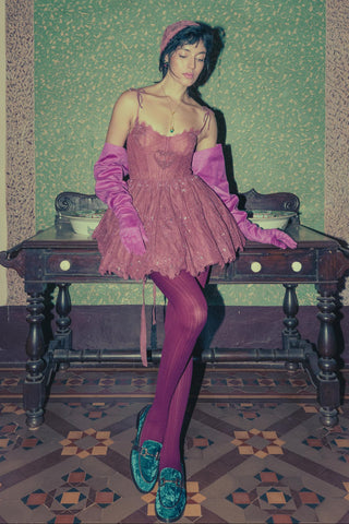 Pink lace dress - Contemporary Wear - Ballerina Lace by The Little Black Bow