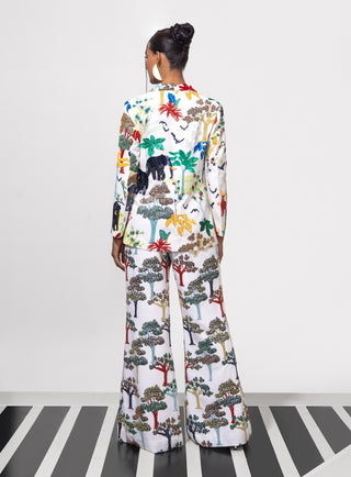 Ivory glow up blazer with pant