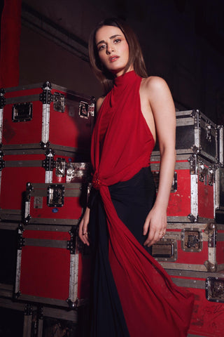 Top Mesh Wear - Red Eden Top by self-cntrd