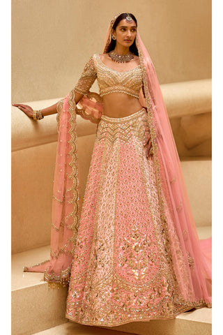 Wedding Lehenga Set Indian Wedding Pink Couture by Tamanna Punjabi Kapoor