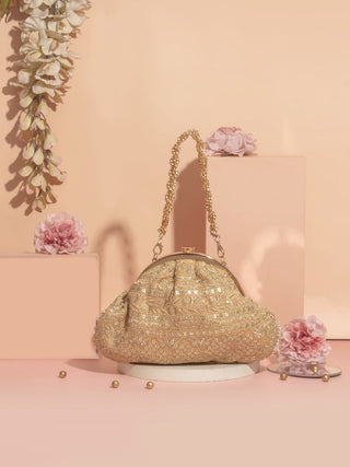 Gold mirai vintage purse