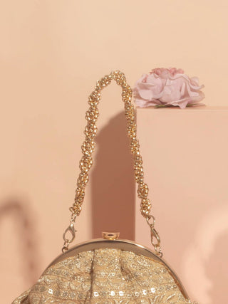 Gold mirai vintage purse