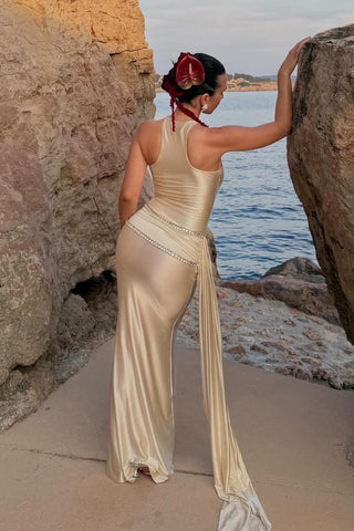 Dress Luxury Wear - Yellow Sydney Dress by self-cntrd