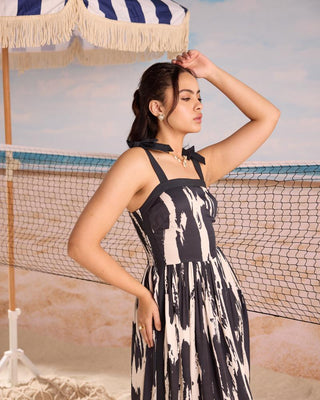 Midi Dress Riviera Wear - Multicolor Portofino Dress by Zazu
