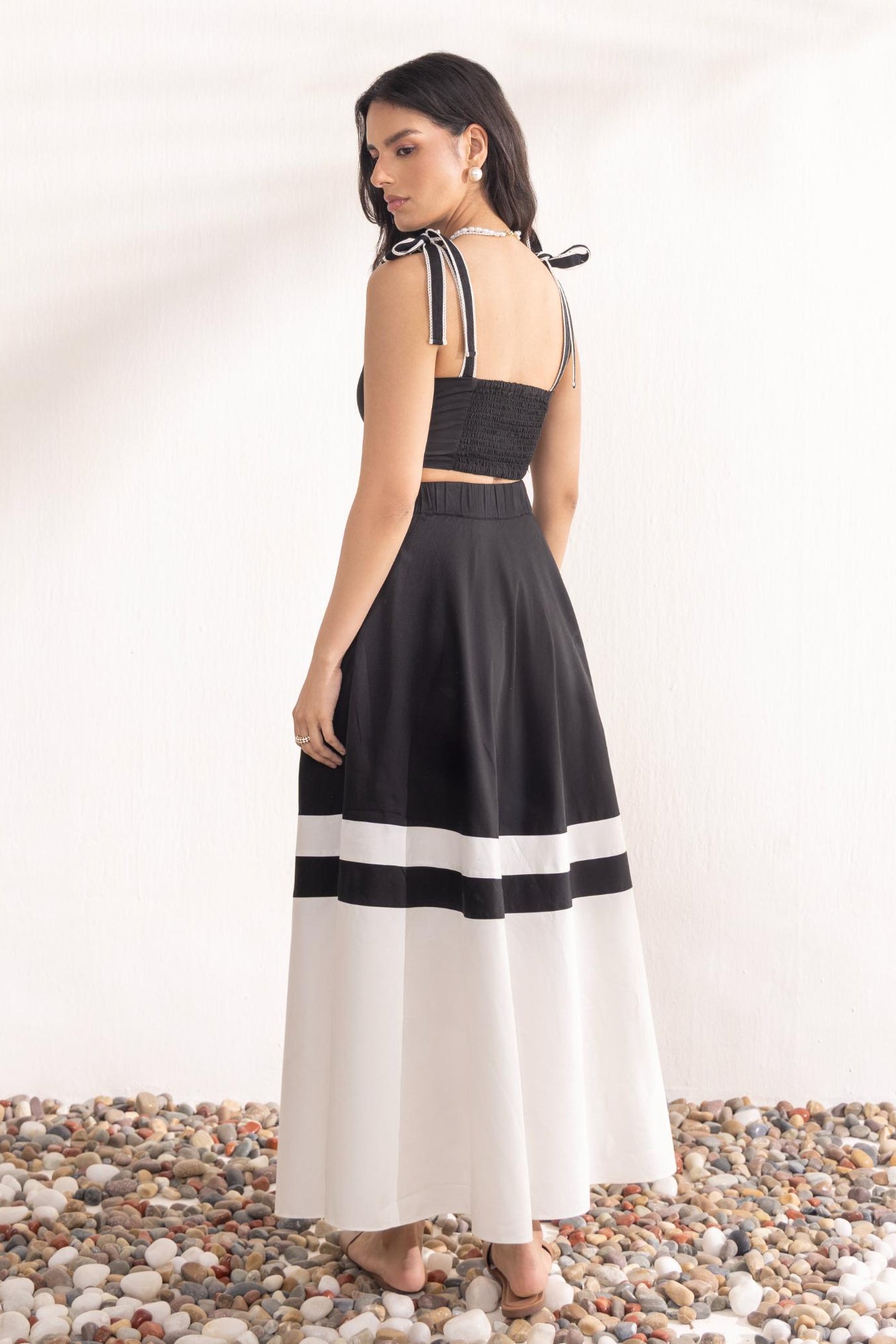Designer Skirt Set – Black Statement Designer Skirt Set– Zazu