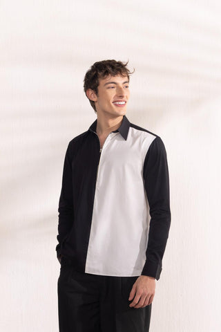 Shirt Contemporary Wear Multicolor Monochrome by Zazu