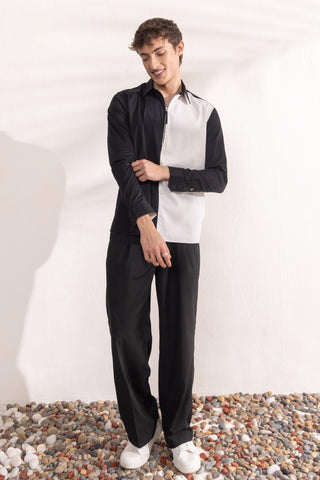 Shirt Contemporary Wear Multicolor Monochrome by Zazu