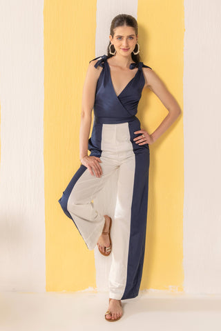 Jumpsuit Contemporary Wear Navy Blue by Zazu