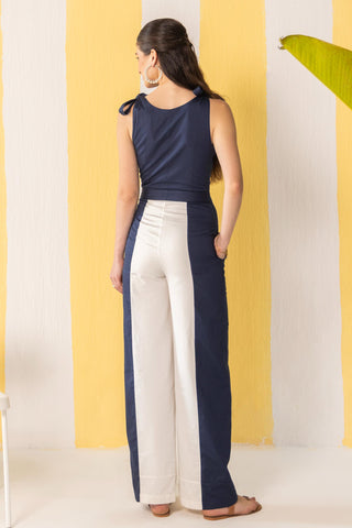 Jumpsuit Contemporary Wear Navy Blue by Zazu