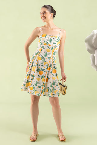 Short Dress Contemporary Wear Lemon Grove Multicolor by Zazu