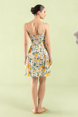Short Dress Contemporary Wear Lemon Grove Multicolor by Zazu