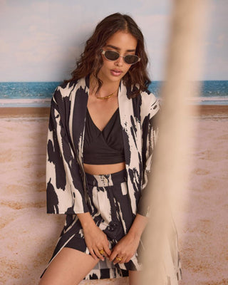 Co-ord Set Casual Wear - Multicolor Portofino Set by Zazu