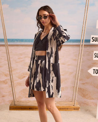 Co-ord Set Casual Wear - Multicolor Portofino Set by Zazu