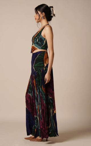 Umi gathered skirt and corset