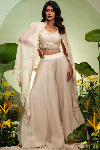 Ivory Skirt Set for Indian Wedding – Eden by Pallavi Poddar
