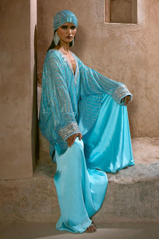 Blue sadeem seher co-ord set