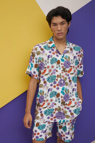 Mosaic shirt with shorts