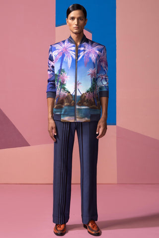 Blue seafoam stardust postcard co-ord set